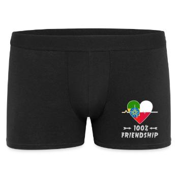 Ethiopia and Poland 100% friendship - Men's Boxer Shorts - black - Front