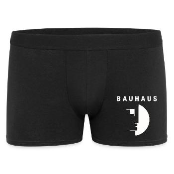 100 ans de l'école de design Bauhaus - Logo du Bau - Boxer Homme - noir - Devant