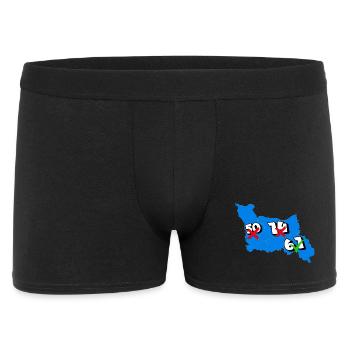 Région basse normandie - Boxer Homme - noir - Devant