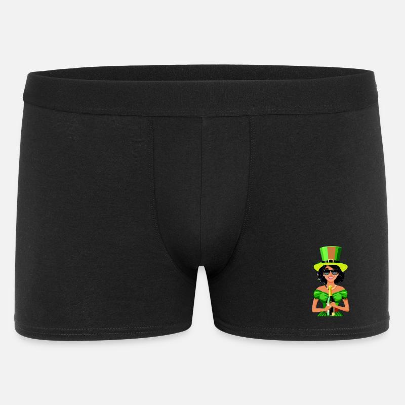 Koboldfrau - Männer Boxer Shorts - Schwarz
