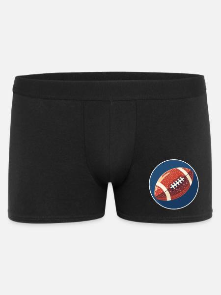 Football Graphics - Men's Boxer Shorts - black