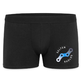 Selten Radlos Fahrrad Spruch lustig Bike Geschenk - Männer Boxer Shorts - Schwarz - Vorne