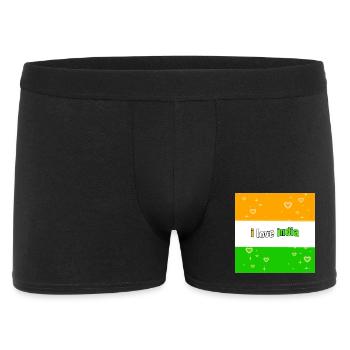 J’aime l’Inde - Boxer Homme - noir - Devant