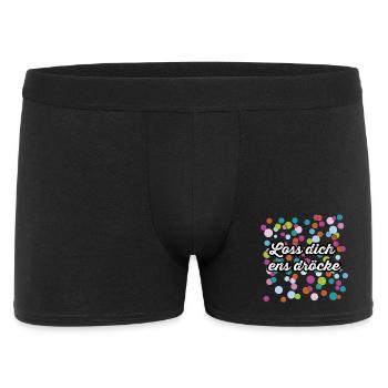 Lose dich ens dröcke et cela au carnaval - Boxer Homme - noir - Devant