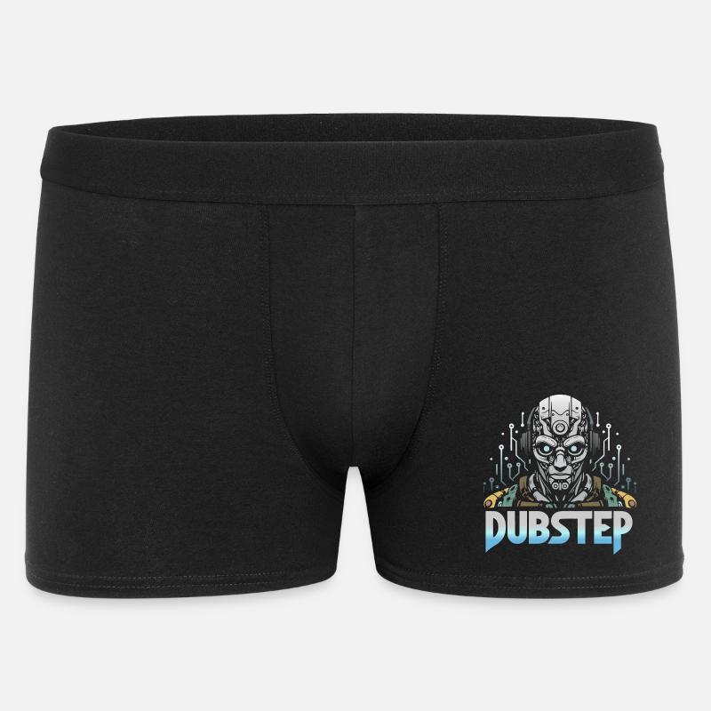 Dubstep Cyborg - Männer Boxer Shorts - Schwarz