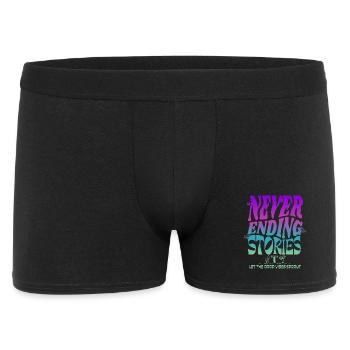 Psychedelic Mushroom Design – Never Ending Stories - Men's Boxer Shorts - black - Front