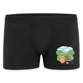Potato Farmer Vegetable Garden Potatoes Farmer - Men's Boxer Shorts - black - Front