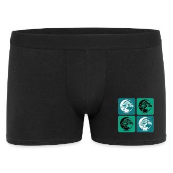 Bonsaï Yin Yang - Boxer Homme - noir - Devant