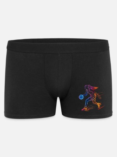 Croquis de joueur de basket-ball - Boxer Homme - noir
