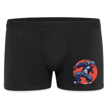 Breakdance - Boxer Homme - noir - Devant