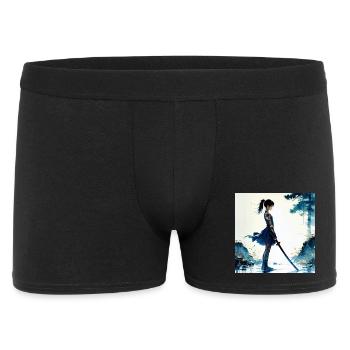 N-dless Nights: Megumi lost the fight - Men's Boxer Shorts - black - Front