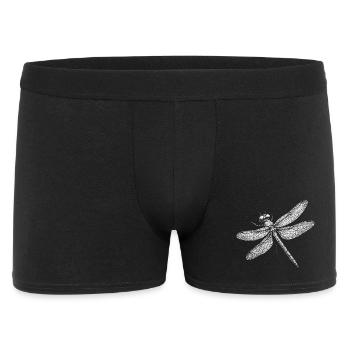Libelle - Männer Boxer Shorts - Schwarz - Vorne