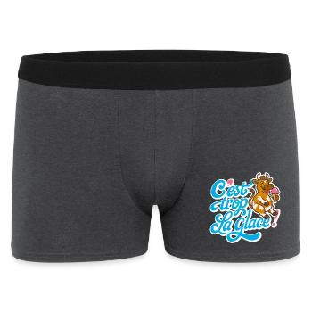 C'est trop la glace ! - Boxer Homme - charbon - Devant