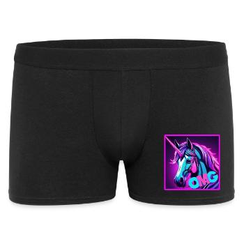Colorful Unicorn - Men's Boxer Shorts - black - Front