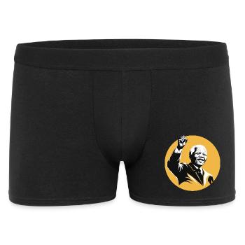 Nelson Mandela | Inspiration - Boxer Homme - noir - Devant