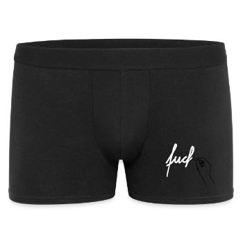 FUC... - Männer Boxer Shorts - Schwarz - Vorne