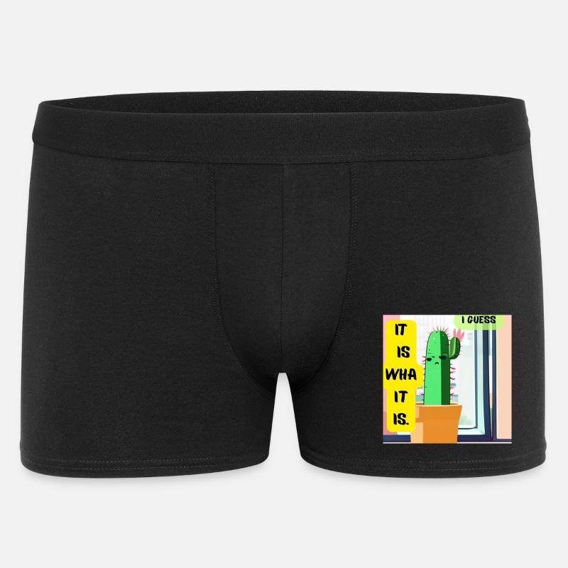 C’est ce que c’est. Je pense. – Édition Cactus Moody - Boxer Homme - noir