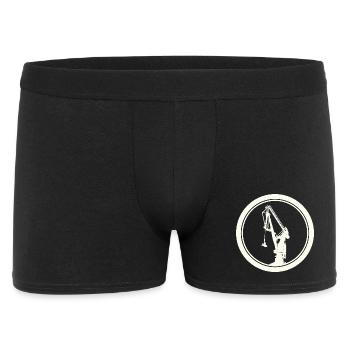 Grue Portuaire Silhouette 03 - Boxer Homme - noir - Devant
