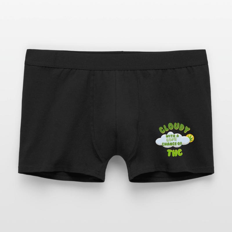 Cloudy THC Celebration Design Men's Boxer Shorts