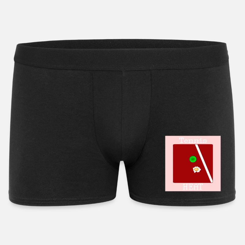TENNIS SOMMER HITZE EIER - Männer Boxer Shorts - Schwarz