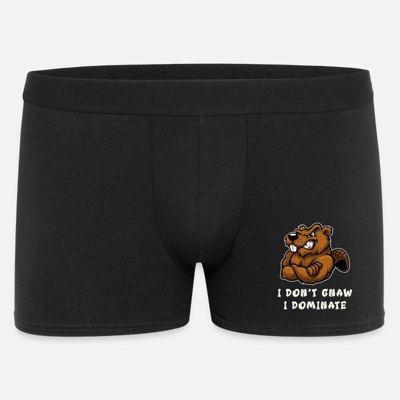 I don't nibble, I dominate - Men's Boxer Shorts - black