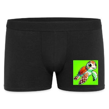 turtle - Men's Boxer Shorts - black - Front
