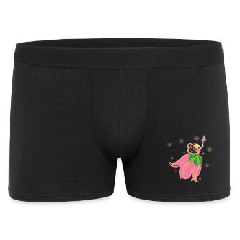 Fabulous flower fairy with butterfly - Men's Boxer Shorts - black - Front