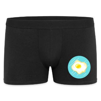 fried egg - Men's Boxer Shorts - black - Front