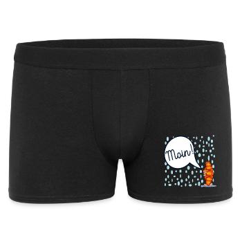 HAMBURG MOIN FRANZBRÖTCHEN - Männer Boxer Shorts - Schwarz - Vorne