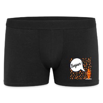 Hello French Croissant France - Men's Boxer Shorts - black - Front