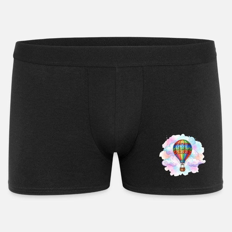 Ballon - Männer Boxer Shorts - Schwarz