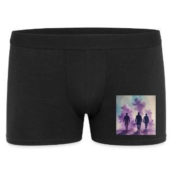 Meine dunkle Seite - Männer Boxer Shorts - Schwarz - Vorne