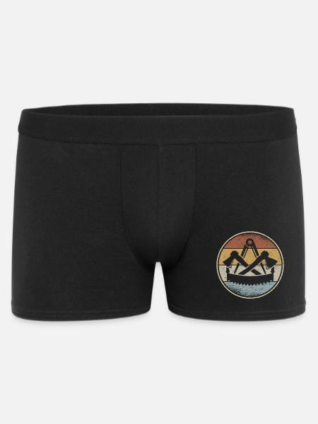 Carpenter's guild sign carpenter craft guild - Men's Boxer Shorts - black