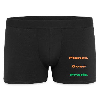LA PLANÈTE PLUTÔT QUE LE PROFIT - Boxer Homme - noir - Devant