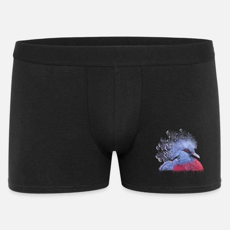 Krontaube - Männer Boxer Shorts - Schwarz