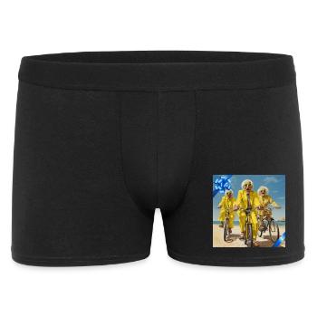 Humorous Seniors Cycling Beach Sunglasses - Men's Boxer Shorts - black - Front