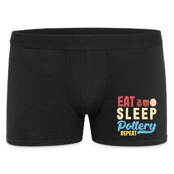 Eat Sleep Pottery Repeat - Men's Boxer Shorts - black - Front