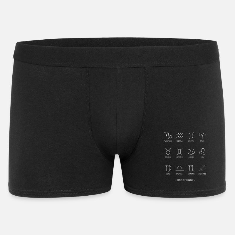 Sternzeichen - Männer Boxer Shorts - Schwarz