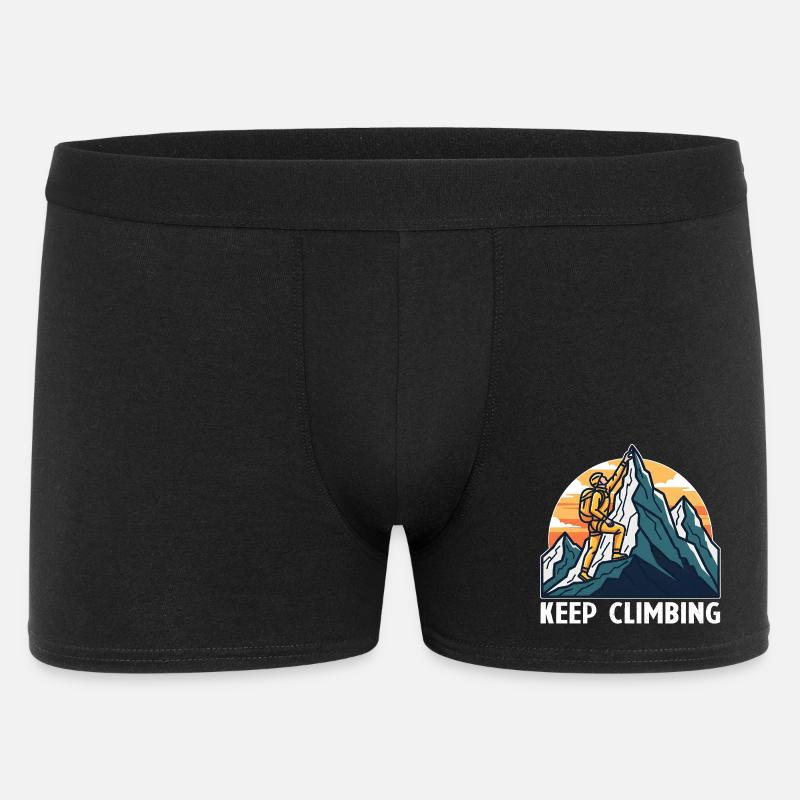 Continuer à grimper Mountaineering Design - Boxer Homme - noir