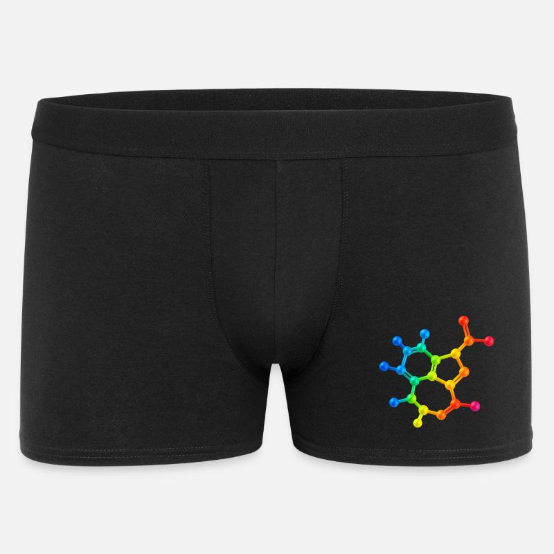 Trippy acid has visual effect - Männer Boxer Shorts - Schwarz