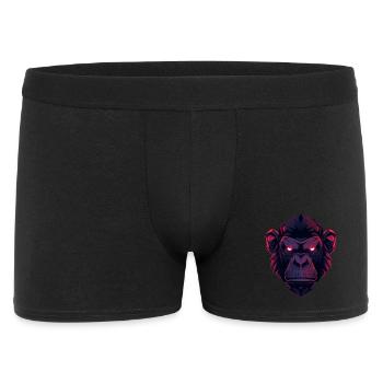 Neon Gorilla Head Art - Men's Boxer Shorts - black - Front