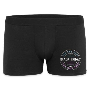Virée shopping du Cyber Monday - Boxer Homme - noir - Devant