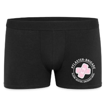 Pavement brigade Small gestures. Big heart. - Men's Boxer Shorts - black - Front