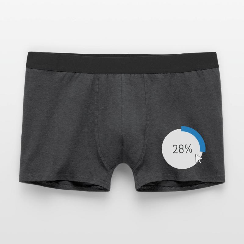 Blue Progress Ring IT Software PC Computer Men's Boxer Shorts