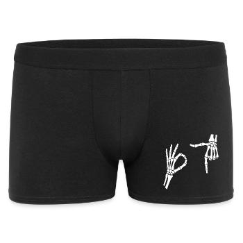 67 Six Seven Meme Gen Alpha Skeleton Halloween - Men's Boxer Shorts - black - Front