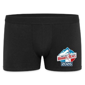 Route des Grandes Alpes | Color | 2026 - Männer Boxer Shorts - Schwarz - Vorne