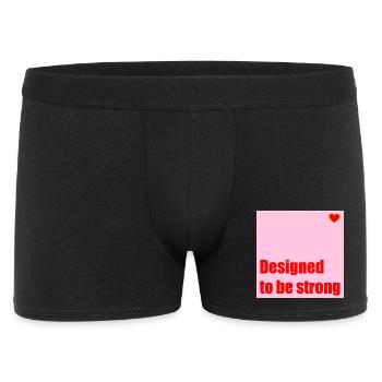 CONÇU POUR ÊTRE UN CŒUR FORT - Boxer Homme - noir - Devant