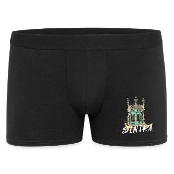 Fenêtre manuéline Sintra illustration Portugal - Boxer Homme - noir - Devant