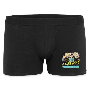 Cliffs Algarve illustration Portugal - Men's Boxer Shorts - black - Front