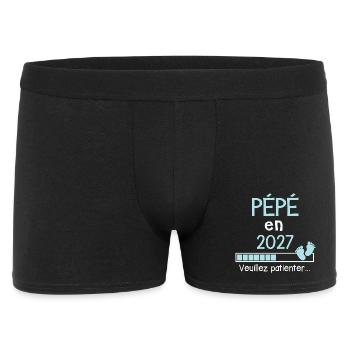 Grandpa in 2027 Gift Future Grandpa - Men's Boxer Shorts - black - Front
